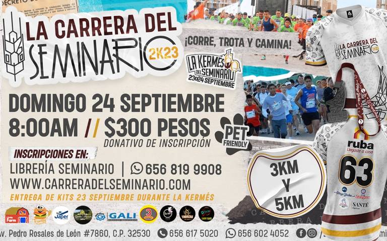 Alistan la Carrera del Seminario en su octava edición