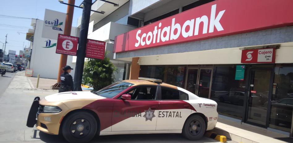 Bancos y cajeros de Tamaulipas, con vigilancia de la Guardia estatal