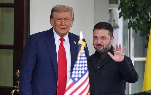 Recibe Trump a Zelensky y líderes europeos en Casa Blanca